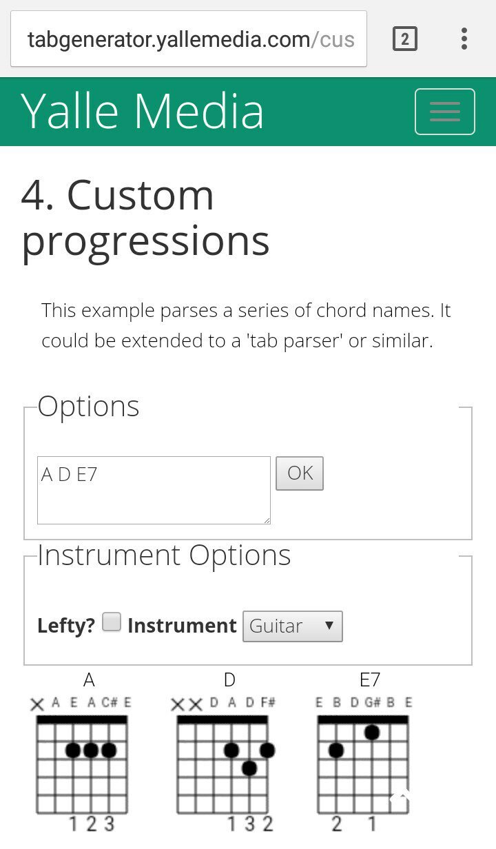 Tab generator 1